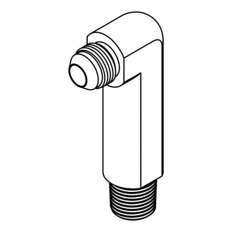 2501-LLL JIC to Pipe - Extra Extra Long Elbow 90°