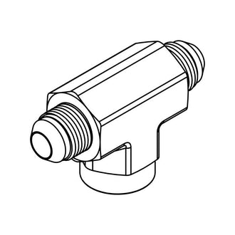 2602 JIC to Pipe Branch Tee