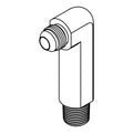 2501-LLL-04-02 JIC to Pipe - Extra Extra Long Elbow 90°